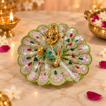 Handcrafted Laddu Gopal Poshak Size 1 Design 01 angled view