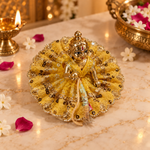 Handcrafted Laddu Gopal Poshak Size 1 Design 07 angled view