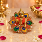 Handcrafted Laddu Gopal Poshak Size 1 Design 09 front view