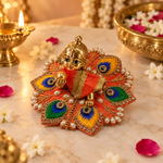 Handcrafted Laddu Gopal Poshak Size 1 Design 09 angled view
