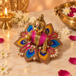 Handcrafted Laddu Gopal Poshak Size 1 Design 10 angled view