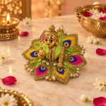 Handcrafted Laddu Gopal Poshak Size 1 Design 11 angled view
