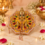 Handcrafted Laddu Gopal Poshak Size 1 Design 12 front view