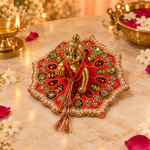 Handcrafted Laddu Gopal Poshak Size 1 Design 15 angled view