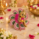 Handcrafted Laddu Gopal Poshak Size 1 Design 22 angled view