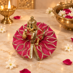 Handcrafted Laddu Gopal Poshak Size 1 Design 25 angled view