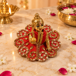 Handcrafted Laddu Gopal Poshak Size 1 Design 28 angled view