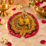 Handcrafted Laddu Gopal Poshak Size 1 Design 29 angled view