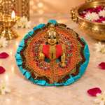 Handcrafted Laddu Gopal Poshak Size 1 Design 30 front view