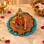 Handcrafted Laddu Gopal Poshak Size 1 Design 30 angled view