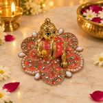 Handcrafted Laddu Gopal Poshak Size 1 Design 38 angled view