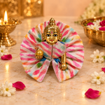 Handcrafted Laddu Gopal Poshak Size 1 Design 43 front view