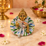 Handcrafted Laddu Gopal Poshak Size 1 Design 45 front view