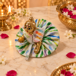 Handcrafted Laddu Gopal Poshak Size 1 Design 45 angled view