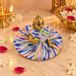 Handcrafted Laddu Gopal Poshak Size 1 Design 46 angled view